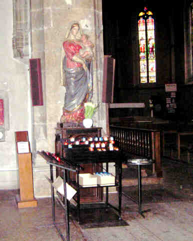 église st Maurice Annecy : Vierge à l'Enfant