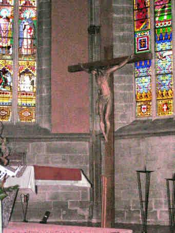 glise st Maurice annecy : Christ en Croix