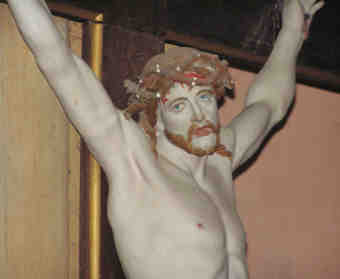 Christ en Croix Gerbviller, dtail