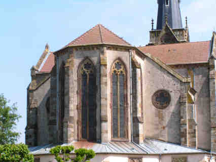 Gerbviller abside glise st Pierre