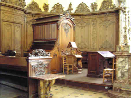 Lunville, glise st Jacques : orgue de choeur