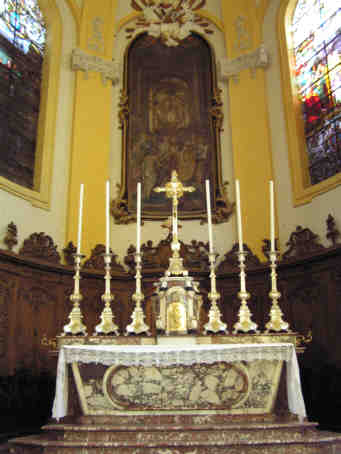 Lunville, glise st Jacques, matre autel 1713