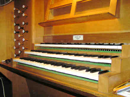 orgue Haerpfer de st Fiacre Nancy : console