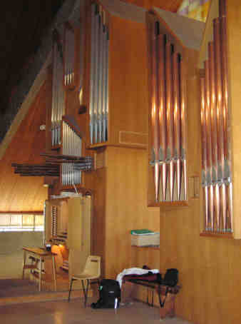 Grand orgue et sa console