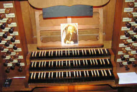 Orgue st Maximin Thionville : console