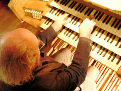 orgue Schwenkedel : Jean-Pierre  la console