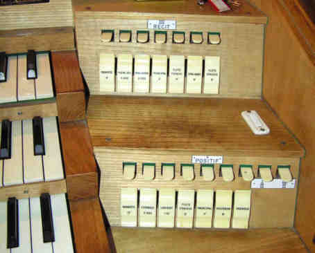 orgue Schwenkedel : jeux