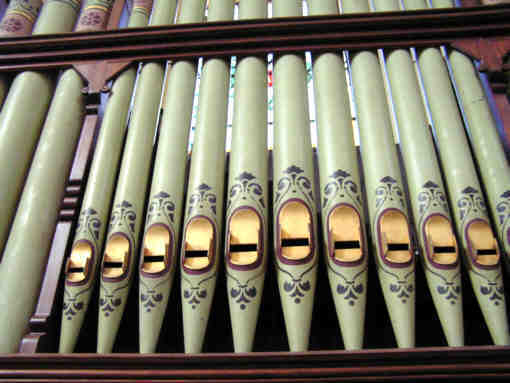 Tuyaux de l'orgue