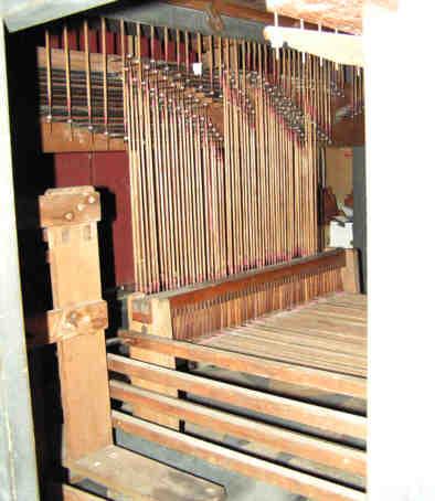 Tringlerie de l'orgue