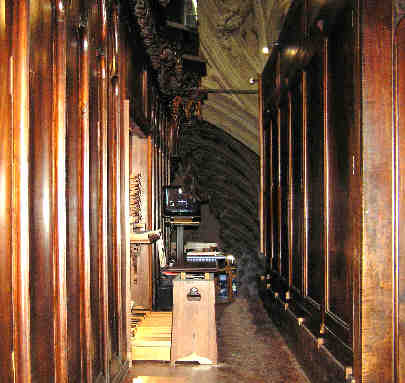 orgue cathdrale de Chambry, tribune