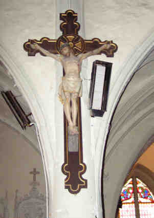 Christ en croix du XVIII s.
