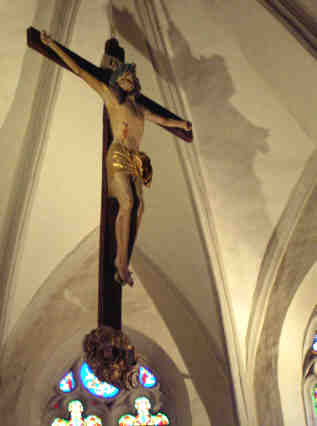 Christ en croix du XV s.