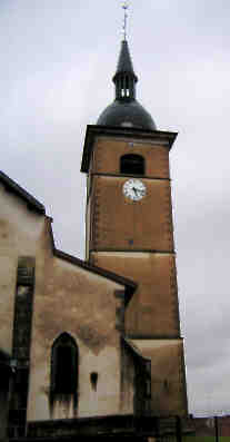 Tour du clocher du XII s.