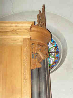 Villers les Nancy, orgue glise saint Fiacre : boiseries