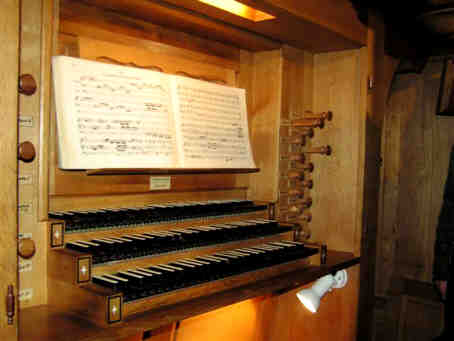 Villers les Nancy, orgue glise saint Fiacre, console