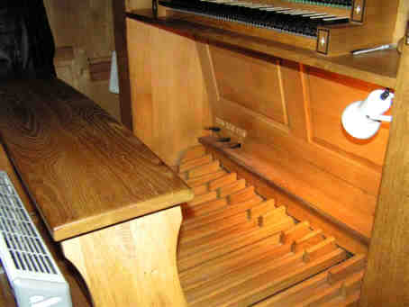 Villers les Nancy, orgue glise saint Fiacre, pdalier
